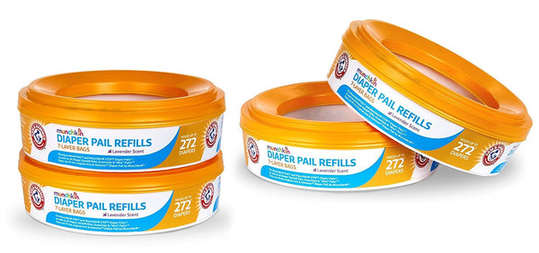 Munchkin Munchkin Arm and Hammer Diaper Pail Refill Rings, 1088 Count - DimpzBazaar.com