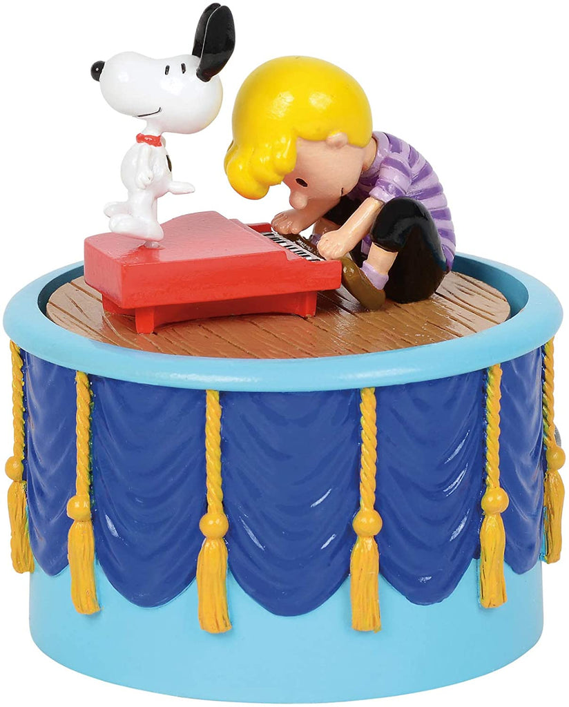 Department 56 Department 56 Peanuts Village Accessories Snoopy Dancing Animated Musical Figurine, 3.71 Inch, Multicolor - DimpzBazaar.com