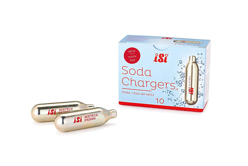 iSi North America iSi CO2 Soda Siphon Charger, 10 Pack - DimpzBazaar.com