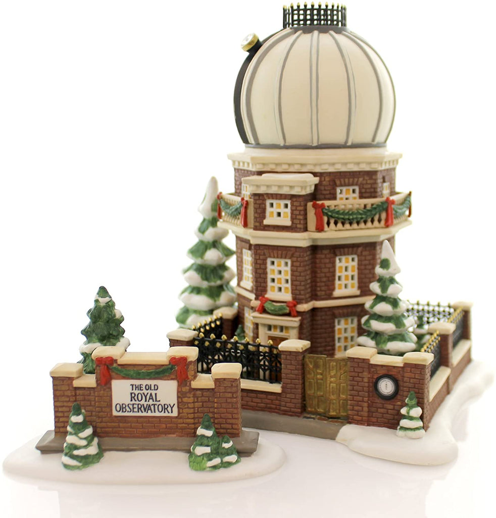 Department 56 Department 56 The Old Royal Observatory (Set of 2), Limited Edition, Historical Landmark Series, Heritage Village, Dicken's Village, 58453, Retired, Porcelain House, Dept 56, D56 - DimpzBazaar.com