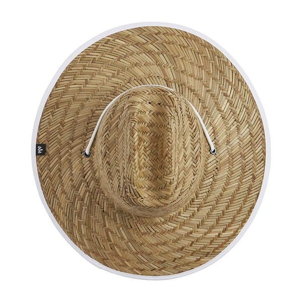Hemlock Hat Co. Hemlock Hat The Pearl White Straw Hat with Adjustable Drawstring - One Size Fits Most - DimpzBazaar.com
