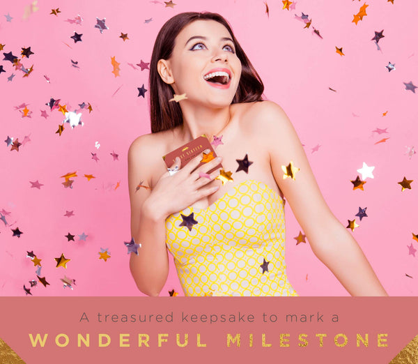 Lucky Feather Lucky Feather Sweet 16 Gifts for Girls; 16th Birthday Bracelet Gift Idea for 16 Year Old Girls with 14K Gold Dipped Beads on Adjustable Cord - DimpzBazaar.com