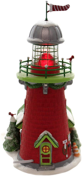 Department 56 Department 56 North Pole Series Rudolph's Blinking Beacon Lighted Buildings, 7.8-inch Height - DimpzBazaar.com