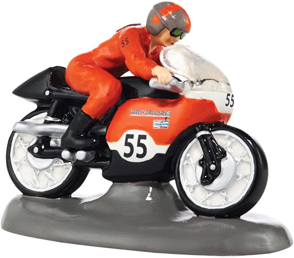 Original Snow Village Harley-DavidsonÂ® Top Speed! | Department 56 Figurine (4036574) - DimpzBazaar.com