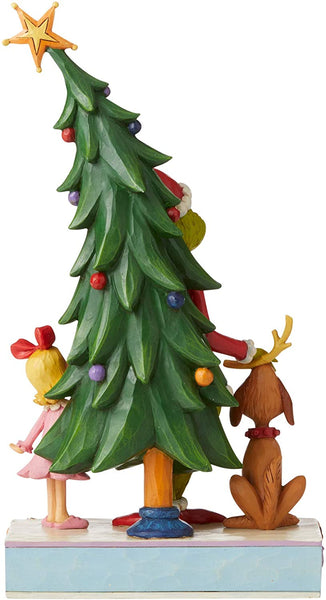 Enesco Enesco Grinch by Jim Shore Grinch, Max and Cindy by Tree Figurine - DimpzBazaar.com