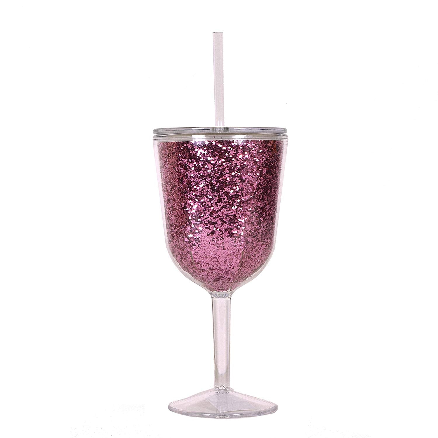 Double Wall 13oz Glitter Wine Glasses By Slant Collections – Dimpz