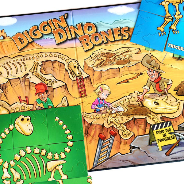 Continuum Games Continuum Games - Digging Dino Bones Board Game, Kids Aged 4 & Up - DimpzBazaar.com