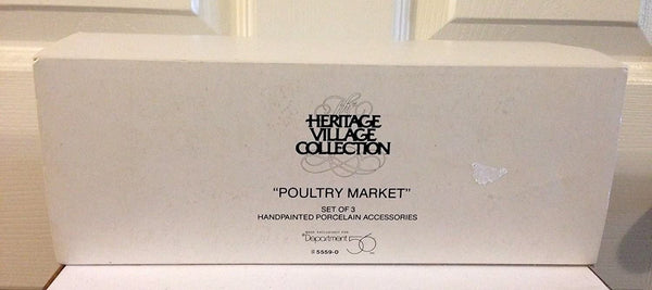 Department 56 Department 56 "Poultry Market" Set of 3 Retired - DimpzBazaar.com