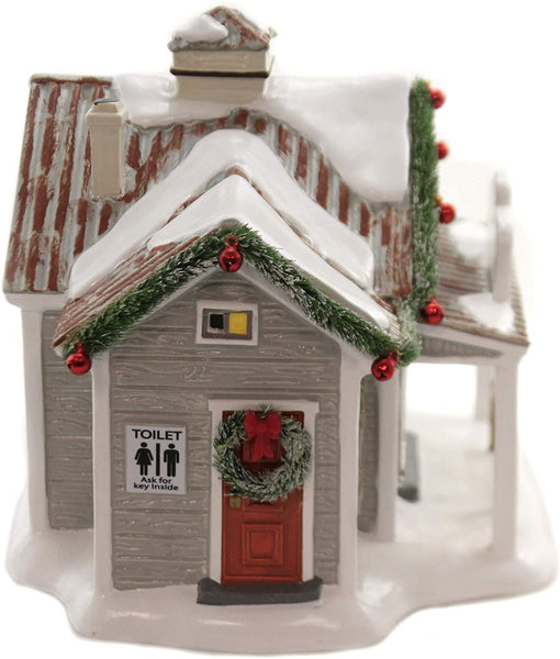 Department 56 Department 56 Original Snow Village Sleigh Bells Hitching Post Lighted Building, 6.06-inch Height - DimpzBazaar.com