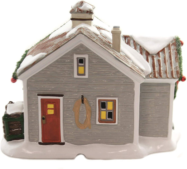 Department 56 Department 56 Original Snow Village Sleigh Bells Hitching Post Lighted Building, 6.06-inch Height - DimpzBazaar.com