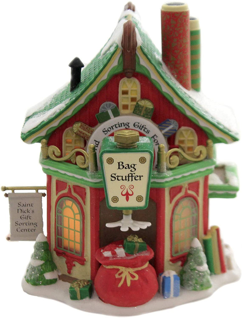 Department 56 Department 56 North Pole Series St. Nick's Gift Sorting Center Lighted Buildings, 6.77-inch Height … - DimpzBazaar.com
