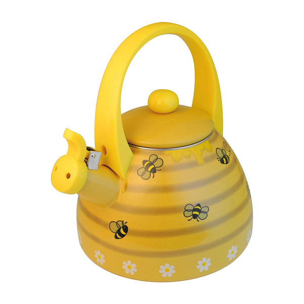 Supreme Housewares Gourmet Art Enamel-on-Steel Whistling Kettle - DimpzBazaar.com