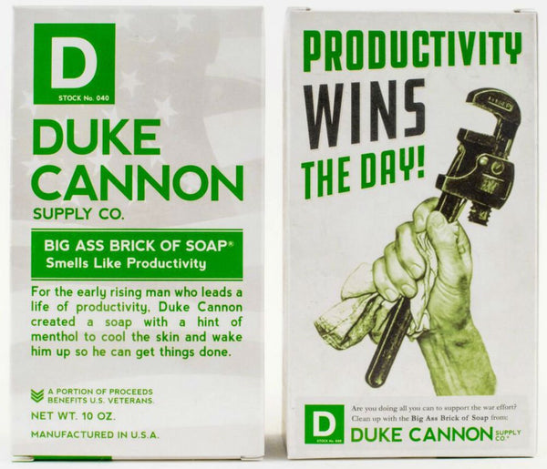 Duke Cannon Duke Cannon WWII Era Collection of Men's Big Brick of Soap: Accomplishment, Victory, Naval Supremacy, and Productivity - DimpzBazaar.com