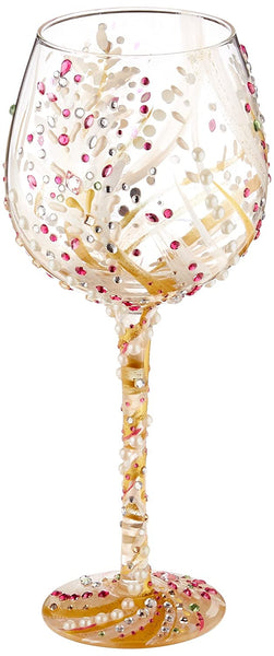 Lolita Glassware Lolita from Enesco Bling 10th Wine Glass, 10", Multicolor - DimpzBazaar.com