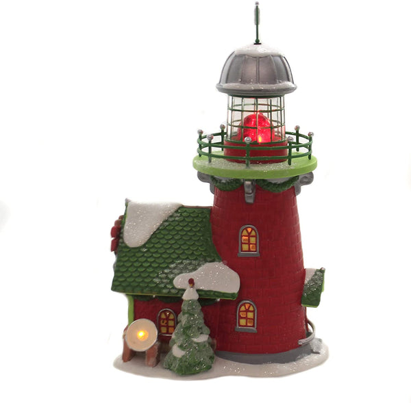 Department 56 Department 56 North Pole Series Rudolph's Blinking Beacon Lighted Buildings, 7.8-inch Height - DimpzBazaar.com