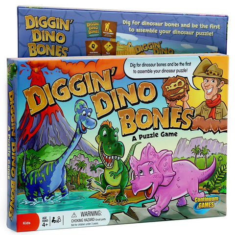 Continuum Games Continuum Games - Digging Dino Bones Board Game, Kids Aged 4 & Up - DimpzBazaar.com
