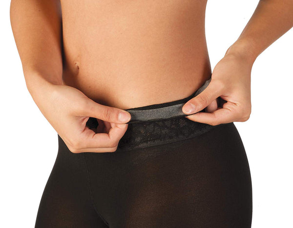 Hipstik Hipstik Women’s Sheer Pantyhose | Comfortable, Lace Top | Low-rise Sits On Hip - DimpzBazaar.com