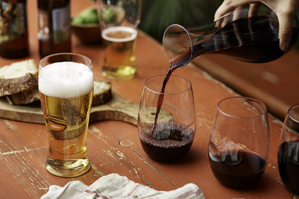 govino Govino Go Anywhere Flexible Shatterproof Recyclable Wine Glasses, 16-ounces - DimpzBazaar.com