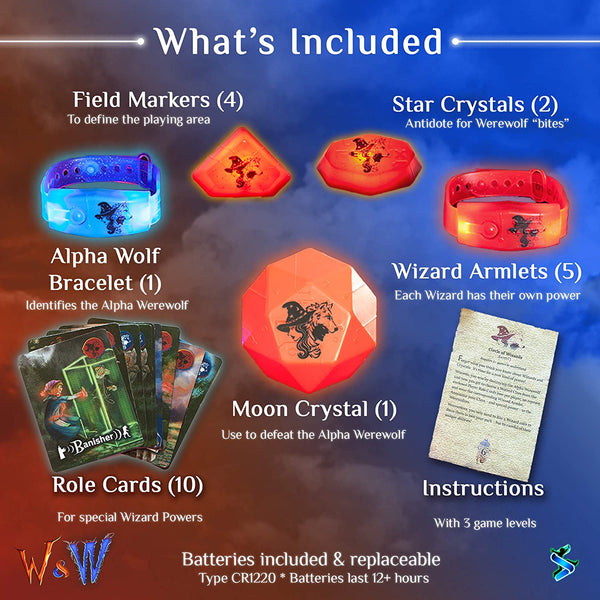 Starlux Games Starlux Games: Wizards & Werewolves - A Fantasy-Inspired Outdoor Game for Kids, Teens & Adults - DimpzBazaar.com