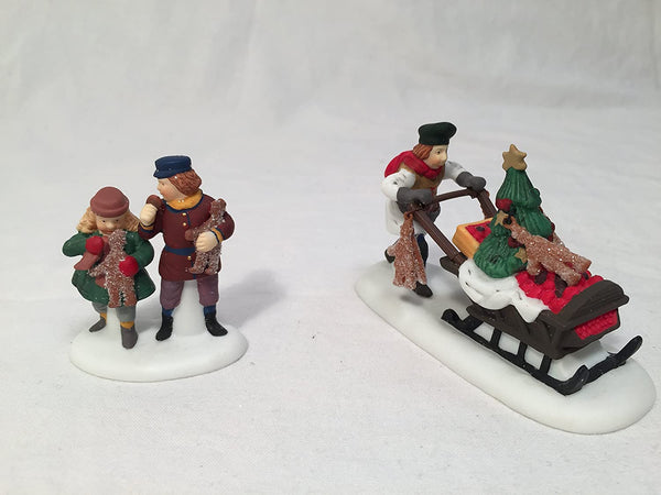 Dimpz Bazaar Department 56 "Gingerbread Vendor" Set of 2 Retired - DimpzBazaar.com