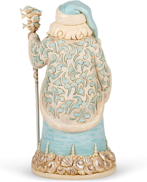 Enesco Enesco Jim Shore Heartwood Creek Coastal Santa/Sailboat Scene Figurine - DimpzBazaar.com