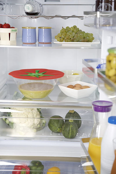 Charles Viancin Charles Viancin Silicone Lids - Microwave Safe BPA Free Mugs Pots Bowls Lids -Tomato - DimpzBazaar.com