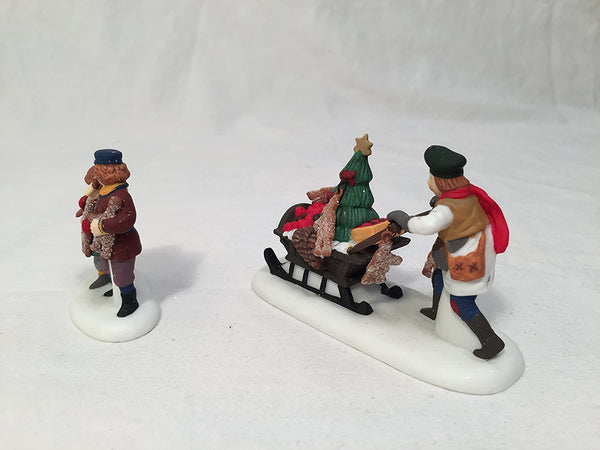 Dimpz Bazaar Department 56 "Gingerbread Vendor" Set of 2 Retired - DimpzBazaar.com