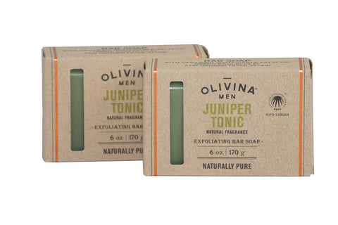 Olivina Men Olivina Men Juniper Tonic Exfoliating Bar Soap - DimpzBazaar.com