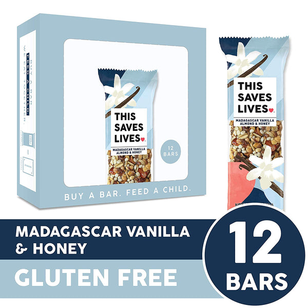 This Bar Saves Lives This Bar Saves Lives Chewy Granola Bars | Gluten Free Snacks Breakfast Bars, Kosher, Non GMO Snack Bar for Adults & Kids | 1.4 oz Bars - DimpzBazaar.com
