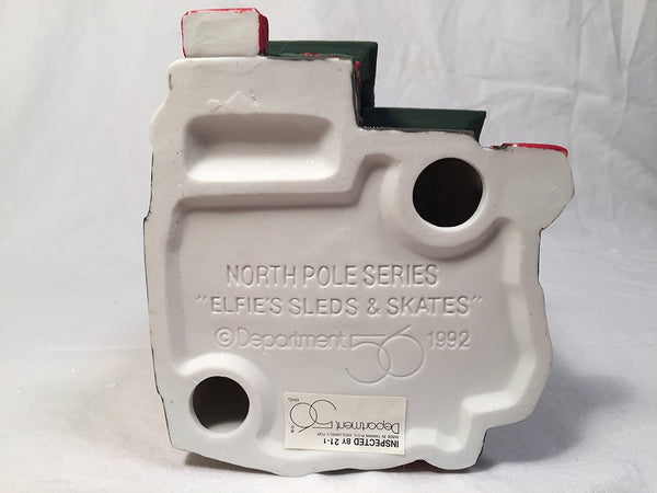 Department 56 Department 56 North Pole Village Elfie's Sleds & Skates - DimpzBazaar.com