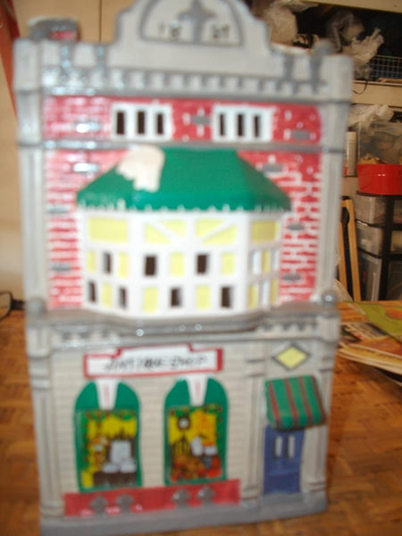 Collectible Ceramic Christmas Snow Village Department 56 Snow Village / Cobblestone Antique Shop / 1988 / The Snowhouse Series / X-Mas Season Collectible Keepsake - DimpzBazaar.com