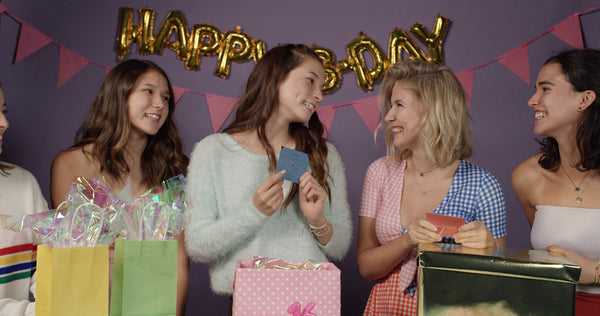 Lucky Feather Lucky Feather Gifts for 13 Year Old Girl; 13th Birthday Bracelet with 13 Dainty 14K Gold Dipped Beads on Adjustable Cord; Bat Mitzvah Gift - DimpzBazaar.com