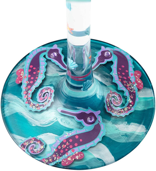 Enesco Enesco Lolita Wine Glass Seahorse - DimpzBazaar.com