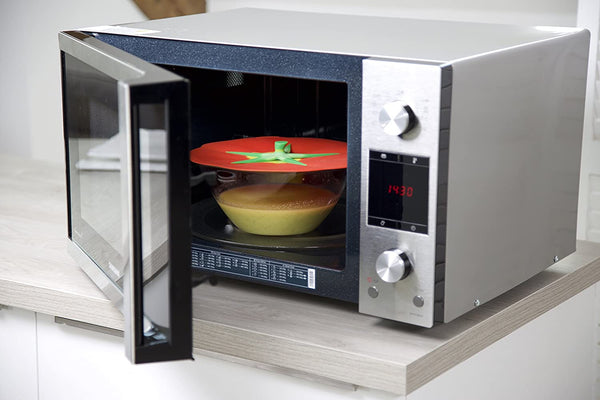 Charles Viancin Charles Viancin Silicone Lids - Microwave Safe BPA Free Mugs Pots Bowls Lids -Tomato - DimpzBazaar.com