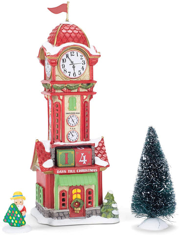 Department 56 Department 56 North Pole Series Christmas Countdown Tower Lighted Building, 9.5 in H - DimpzBazaar.com