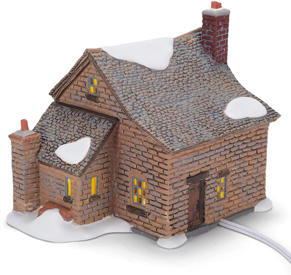 Department 56 Department 56 Dickens A Christmas Carol Scrooge's Boyhood Home Lit Building, 5.91 Inch High - DimpzBazaar.com