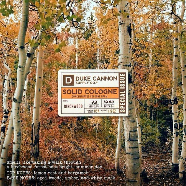 Duke Cannon Duke Cannon Solid Cologne Special Issue - Birchwood - DimpzBazaar.com