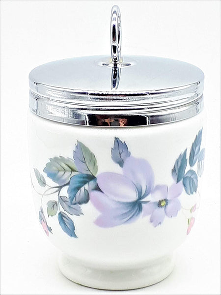 Royal Worcester Royal Worcester Double Egg King Size Coddler June Garland Pattern Lavender Pink Floral - DimpzBazaar.com