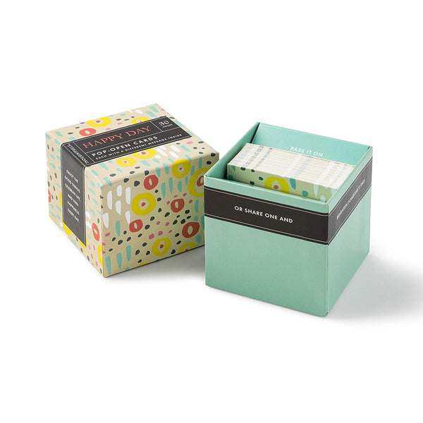 Compendium Thoughtfulls Pop-Open Cards by Compendium: Be Happy — 30 pop-Open Cards, Each with a Different Inspiring Message Inside - DimpzBazaar.com