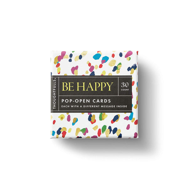 Compendium Thoughtfulls Pop-Open Cards by Compendium: Be Happy — 30 pop-Open Cards, Each with a Different Inspiring Message Inside - DimpzBazaar.com