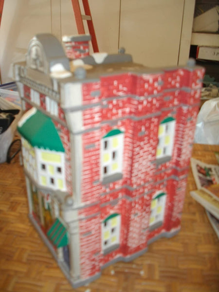 Collectible Ceramic Christmas Snow Village Department 56 Snow Village / Cobblestone Antique Shop / 1988 / The Snowhouse Series / X-Mas Season Collectible Keepsake - DimpzBazaar.com