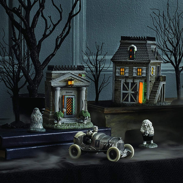 Department 56 Department 56 The Addams Family Village Carriage House Lit Building, 6.1 Inch, Multicolor - DimpzBazaar.com