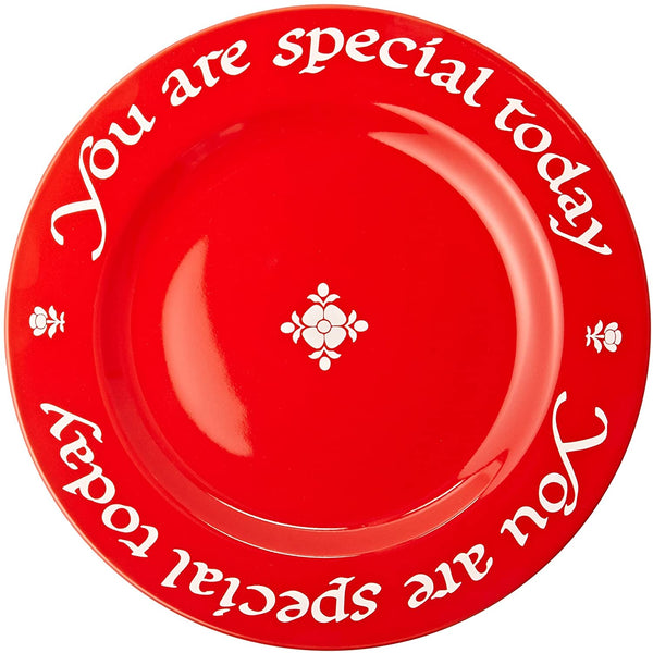 Waechtersbach Waechtersbach You are Special Today Plate and Mug Set, Red - DimpzBazaar.com