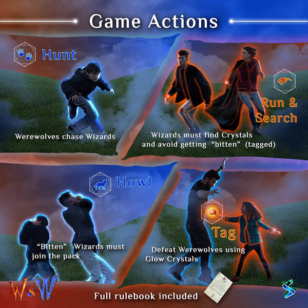 Starlux Games Starlux Games: Wizards & Werewolves - A Fantasy-Inspired Outdoor Game for Kids, Teens & Adults - DimpzBazaar.com