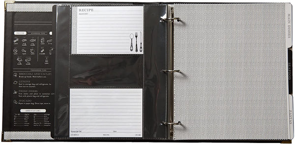 C.R. Gibson C.R. Gibson Leatherette Recipe Binder - DimpzBazaar.com