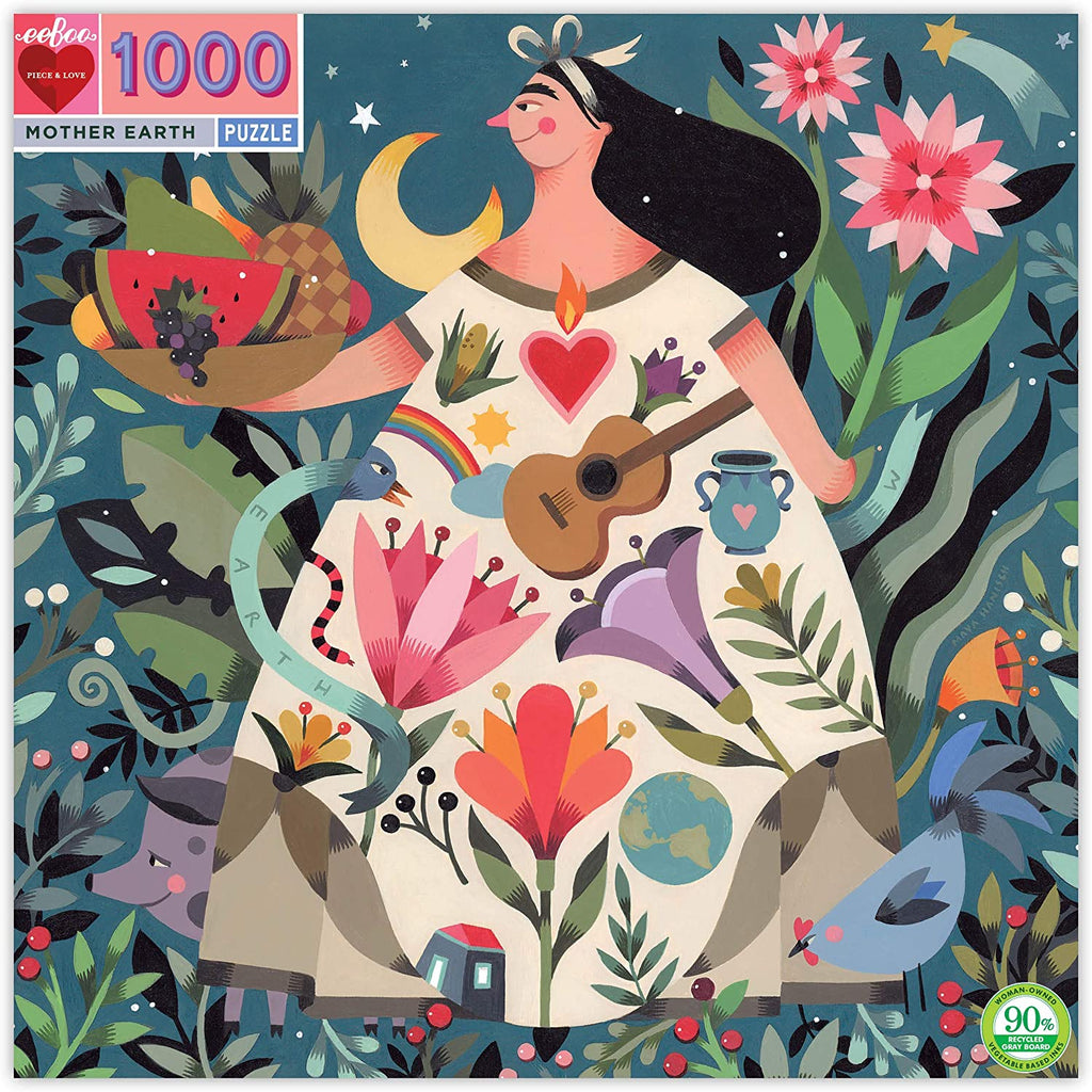 eeBoo eeBoo Mother Earth Jigsaw Puzzle for Adults, 1000 Pieces - DimpzBazaar.com