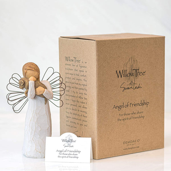 Willow Tree DEMDACO Willow Tree Angel of Friendship (Natural, 5" Height) - DimpzBazaar.com