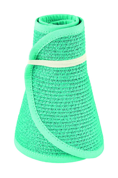 San Diego Hat Company San Diego Hat Company Women's Ultrabraid Visor with Ribbon Binding, and Sweatband - DimpzBazaar.com