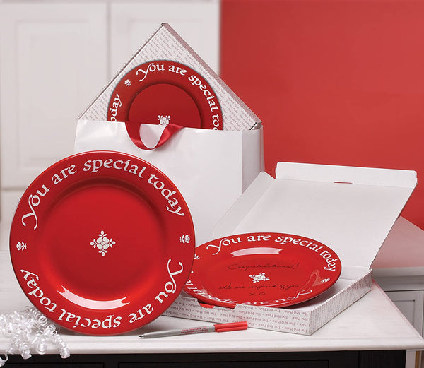 Waechtersbach Waechtersbach Plate, You Are Special Today Red Plate - DimpzBazaar.com