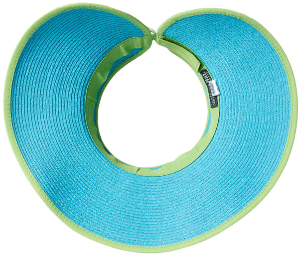 San Diego Hat Company San Diego Hat Company Women's Ultrabraid Visor with Ribbon Binding, and Sweatband - DimpzBazaar.com